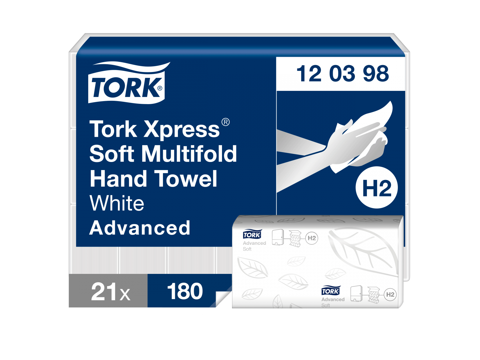 Ręcznik Multifold Tork 120398 H2 Xpress 3P 3780